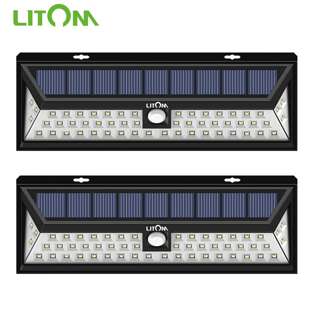 2Pcs LITOM 54 LED Solar Lights Waterproof Solar Lights with 120 Degree Wide Angle Motion Solar Light with 3 Modes for outdoor
2Pcs LITOM 54 LED Solar Lights Waterproof Solar Lights with 120 Degree Wide Angle Motion Solar Light with 3 Modes for outdoor