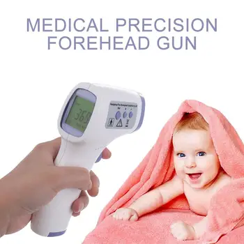 Body Thermometer Forehead Thermometer Infrared Thermometer Practical Professional Precise Contactless for Batteries LCD
Body Thermometer Forehead Thermometer Infrared Thermometer Practical Professional Precise Contactless for Batteries LCD