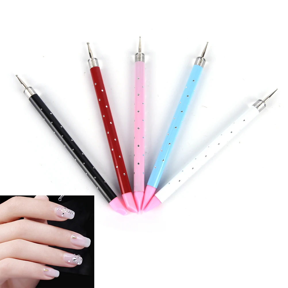 AACAR 1 Pcs 5 Colors Dotting Marbleizing Painting Pen Tool Nail Art Dot Dotting Tool Nail Care
AACAR 1 Pcs 5 Colors Dotting Marbleizing Painting Pen Tool Nail Art Dot Dotting Tool Nail Care