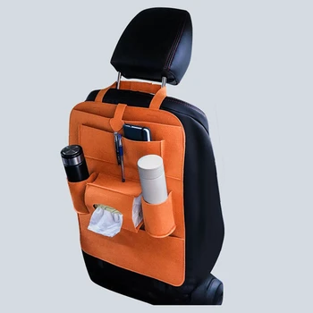 

Car Backseat Organizer Universal Automobile Seat Back Storage Bag Stowing Tidying Box Multifunction Organizers Black