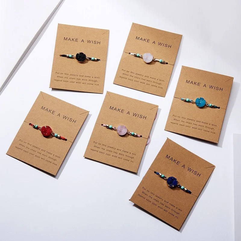 Colorful Natural Stone Woven Paper Card Bracelet for Women/Man Adjustable Lucky Red String Simple Bracelets Best Gifts Jewelry
Colorful Natural Stone Woven Paper Card Bracelet for Women/Man Adjustable Lucky Red String Simple Bracelets Best Gifts Jewelry