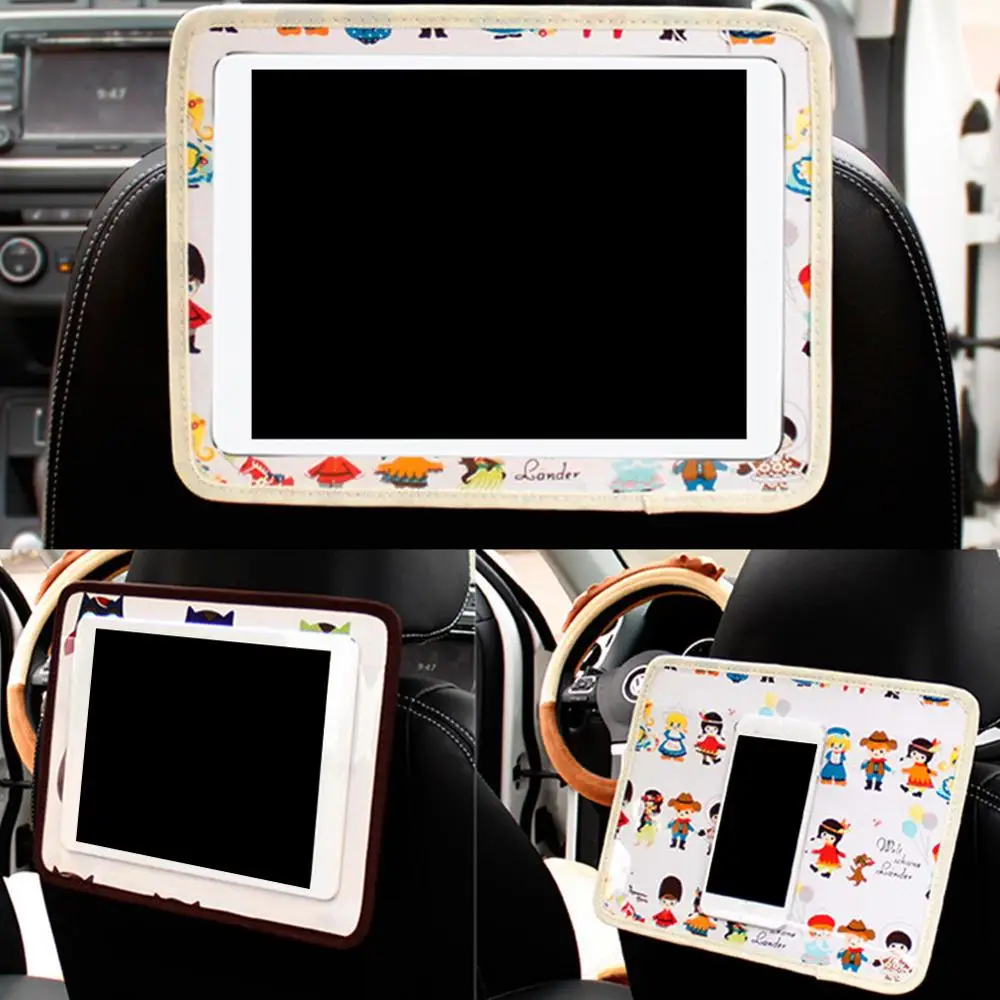 New Develop Adjustable Angle Tablet PC Mobile Phone Backseat Holder Cartoon Design PVC Tablet Phone Bag For Car Wholesale CSV
New Develop Adjustable Angle Tablet PC Mobile Phone Backseat Holder Cartoon Design PVC Tablet Phone Bag For Car Wholesale CSV