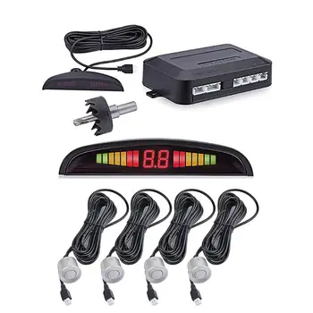 Car Led Parking Sensor Parktronic Display 4Sensors Reverse Backup Monitor System R2LC
Car Led Parking Sensor Parktronic Display 4Sensors Reverse Backup Monitor System R2LC
