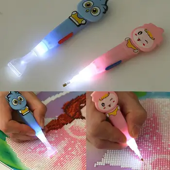 Cartoon LED Light Sticky Pen for DIY 5D Diamond Embroidery Painting Cross Stitch Diamond Painting Tool painting easier
Cartoon LED Light Sticky Pen for DIY 5D Diamond Embroidery Painting Cross Stitch Diamond Painting Tool painting easier