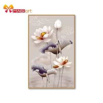 Cross stitch kits Embroidery needlework sets 11CT water soluble canvas patterns 14CT Chinese style water color lotus -NCMF280
Cross stitch kits Embroidery needlework sets 11CT water soluble canvas patterns 14CT Chinese style water color lotus -NCMF280