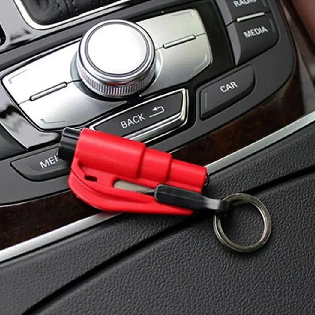 Safety Hammer Mini Seat Auto Glass Car Window Breaker Life-Saving Escape Hammer Tool Glass Breaker Seat Belt Cutter Keychain
Safety Hammer Mini Seat Auto Glass Car Window Breaker Life-Saving Escape Hammer Tool Glass Breaker Seat Belt Cutter Keychain