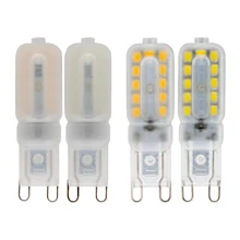 G9 Led ライト 220V 交換用調光対応電球 SMD 2835 スポットライト 20 ワット 30 ワット 40 ワットハロゲンランプ 360 度照(China)