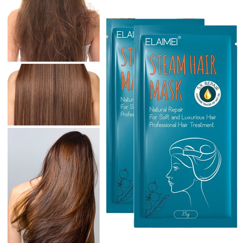Steam Hair Mask Prevent Curly Forked Hair Loss Oil Control Remove Dandruff Hair Conditioner Repair Damage Restore Softness 2PCS
Steam Hair Mask Prevent Curly Forked Hair Loss Oil Control Remove Dandruff Hair Conditioner Repair Damage Restore Softness 2PCS