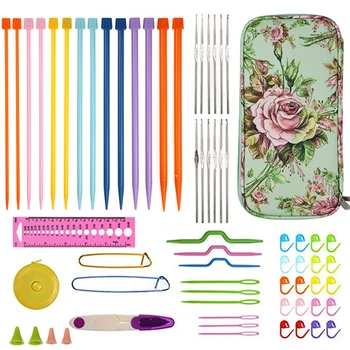 Jiwuo Knitting Needles Kit Beginner & Professional Sweater Crochet Hook Stick Needles Set With Case DIY Home Sewing Weaving Tool
Jiwuo Knitting Needles Kit Beginner & Professional Sweater Crochet Hook Stick Needles Set With Case DIY Home Sewing Weaving Tool