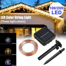HYMELA Solar Led Fairy Light Copper Wire String 10M 20M Holiday Outdoor Lamp Night Light Christmas Party Garden Decoration Lamp
HYMELA Solar Led Fairy Light Copper Wire String 10M 20M Holiday Outdoor Lamp Night Light Christmas Party Garden Decoration Lamp