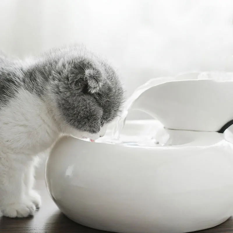 Pet Smart Ceramics Cat Drinking Feeder Automatic Circulating Water Feeder Pet Water Dispenser 3D Fountain Water Basin 20E
Pet Smart Ceramics Cat Drinking Feeder Automatic Circulating Water Feeder Pet Water Dispenser 3D Fountain Water Basin 20E