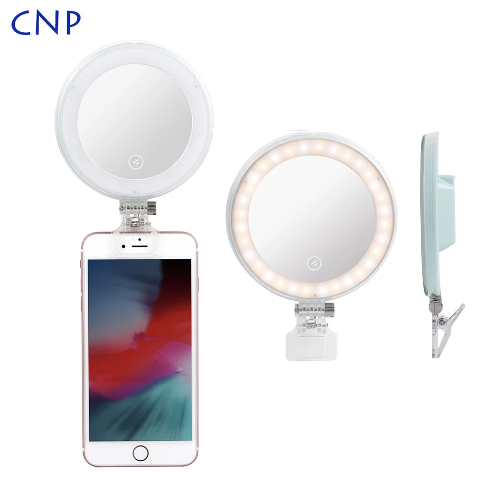 CNP YN08 Phone Photography Video Flash Light Selfie Lamp Ring Light with 24 LED Makeup Mirror Clip for Smart Phone Laptop
CNP YN08 Phone Photography Video Flash Light Selfie Lamp Ring Light with 24 LED Makeup Mirror Clip for Smart Phone Laptop