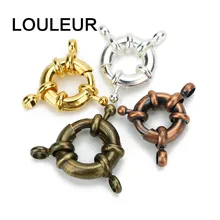 10 pçs/lote 9/11/13/15/19/21mm Marinheiro de Cobre Conector Fechos Fit Charme pulseiras Fechos Finais DIY Jewelry Making Achados Atacado(China)