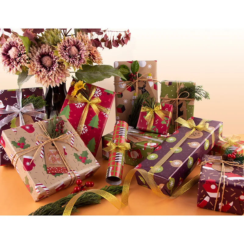 10 Pieces 50 * 70cm 2020 Christmas Gift Wrapping Paper Wedding Color Decoration Gift Wrapping Crafts Kraft Paper Packing Paper
10 Pieces 50 * 70cm 2020 Christmas Gift Wrapping Paper Wedding Color Decoration Gift Wrapping Crafts Kraft Paper Packing Paper