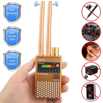 Enhanced Dual Antenna High Sensitivity RF Bug Detector GPS Tracking Detector Finder Radio Scanner Wireless Signal Detector
Enhanced Dual Antenna High Sensitivity RF Bug Detector GPS Tracking Detector Finder Radio Scanner Wireless Signal Detector