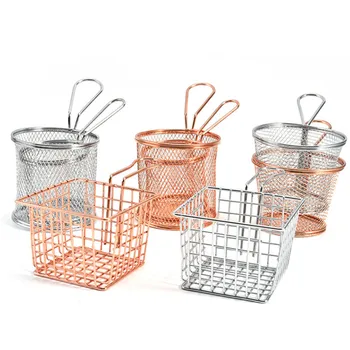 Nordic French Fries Basket Oil Strainer Mesh Strainer Stainless Steel Gold Frying Baskets Kitchen Tableware BBQ Cooking Tools
Nordic French Fries Basket Oil Strainer Mesh Strainer Stainless Steel Gold Frying Baskets Kitchen Tableware BBQ Cooking Tools