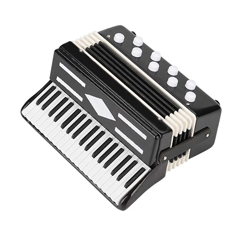 Description Picture 3 of itemMiniature Accordion Mini Musical Instrument Accordion Exquisite Musical Instruments Holiday Decoration Music Gifts