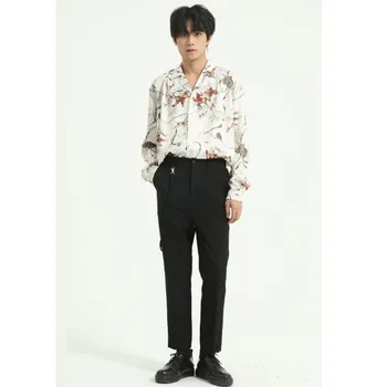 Homens vintage caráter impressão manga longa camisas casuais masculino japão coreia estilo streetwear hip hop solto camisa
Homens vintage caráter impressão manga longa camisas casuais masculino japão coreia estilo streetwear hip hop solto camisa