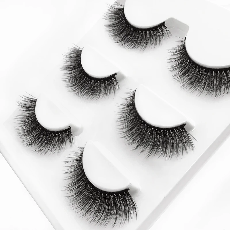 New 3 Pairs Natural False Eyelashes Volume Fake Lashes Long Makeup 3D Mink Lashes Eyelash Extension Supplies For Beauty Tools
New 3 Pairs Natural False Eyelashes Volume Fake Lashes Long Makeup 3D Mink Lashes Eyelash Extension Supplies For Beauty Tools
