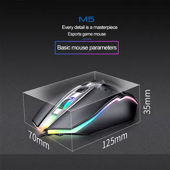 Adjustable Colorful Lighting 2400 DPI Optical Gaming Mouse Ergonomic Mouse Wired RGB Gaming Mouse Glowing Mouse For Office Home
Adjustable Colorful Lighting 2400 DPI Optical Gaming Mouse Ergonomic Mouse Wired RGB Gaming Mouse Glowing Mouse For Office Home