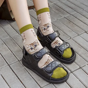 2020 Women Socks New Girl Women Fashion Thin Funny Socks Women Breathable Transparent Cute Women Cartoon Cats Socks Korea Style
2020 Women Socks New Girl Women Fashion Thin Funny Socks Women Breathable Transparent Cute Women Cartoon Cats Socks Korea Style