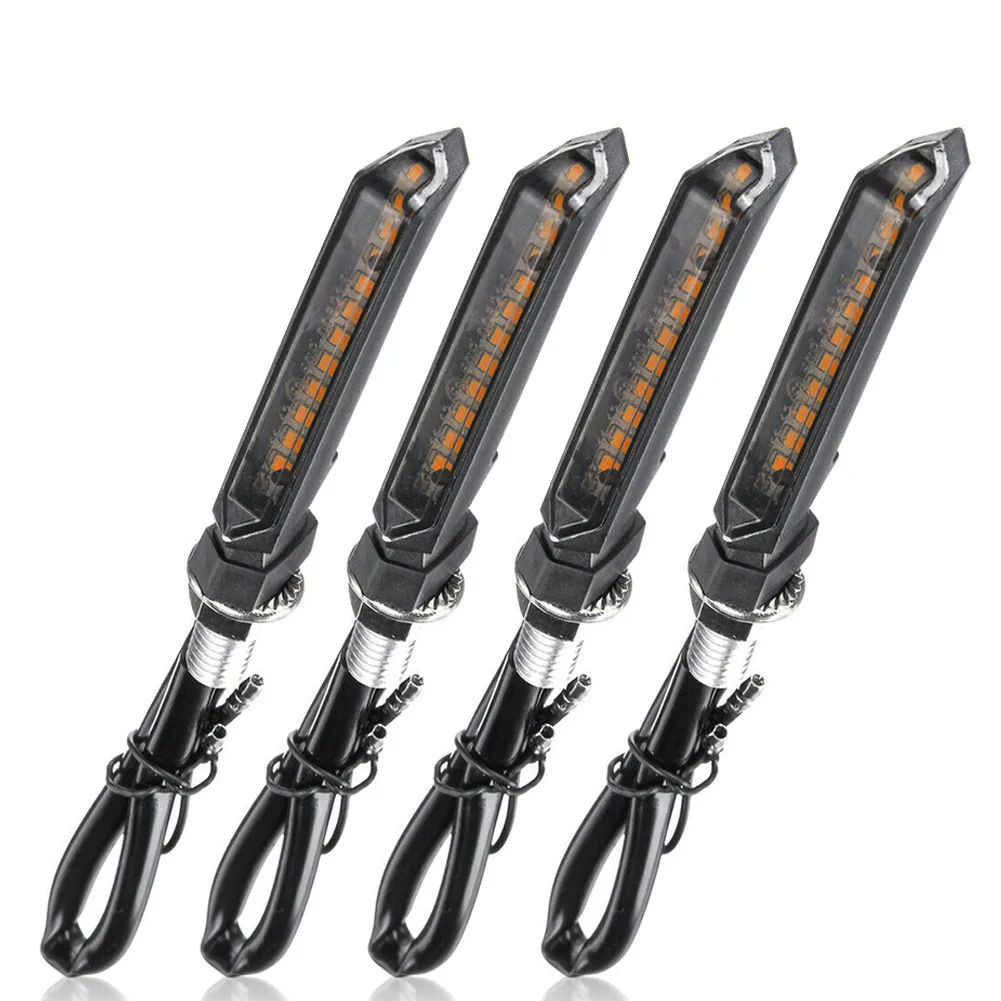 4X Motorcycle LED Turn Signal Indicators Lightings 12V Motorbike Flowing Water Light Amber 4500K Vehicle Lamps Accessories
4X Motorcycle LED Turn Signal Indicators Lightings 12V Motorbike Flowing Water Light Amber 4500K Vehicle Lamps Accessories