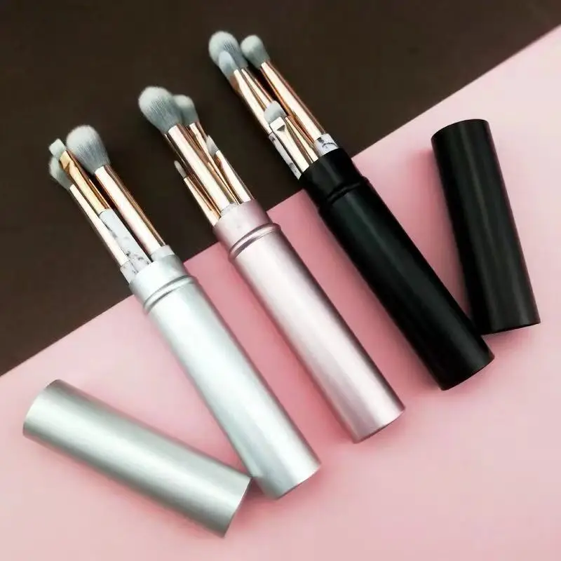 Marbling 5pcs Travel Portable Mini Eye Makeup Brushes Set Smudge Eyeshadow Eyeliner Eyebrow Lip Make Up Brush kit Professional 
Marbling 5pcs Travel Portable Mini Eye Makeup Brushes Set Smudge Eyeshadow Eyeliner Eyebrow Lip Make Up Brush kit Professional