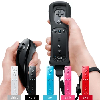 For Nintend Wii Wireless GamePad Remote Controle Without Motion Plus+Nunchuck Controller Joystick For Nintendo Wii Accessories
For Nintend Wii Wireless GamePad Remote Controle Without Motion Plus+Nunchuck Controller Joystick For Nintendo Wii Accessories