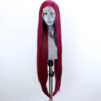 Websterwigs Burgundy Long Natural Straight Synthetic Lace Front Wigs for Women with Side Part Glueless Heat Resistant Wig
Websterwigs Burgundy Long Natural Straight Synthetic Lace Front Wigs for Women with Side Part Glueless Heat Resistant Wig