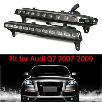 DC 12V 2pcs Car Front Bumper LED Daytime Running Lights DRL Turn Signal Fog Lamp Fit For Audi Q7 2007 2008 2009
DC 12V 2pcs Car Front Bumper LED Daytime Running Lights DRL Turn Signal Fog Lamp Fit For Audi Q7 2007 2008 2009