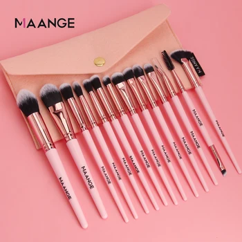MAANGE Pro 14 pcs Makeup Brushes Set Foundation Eye Shadow Powder Contour Blending Eyelash Lip Brushes Tools (Bag for Choose)
MAANGE Pro 14 pcs Makeup Brushes Set Foundation Eye Shadow Powder Contour Blending Eyelash Lip Brushes Tools (Bag for Choose)