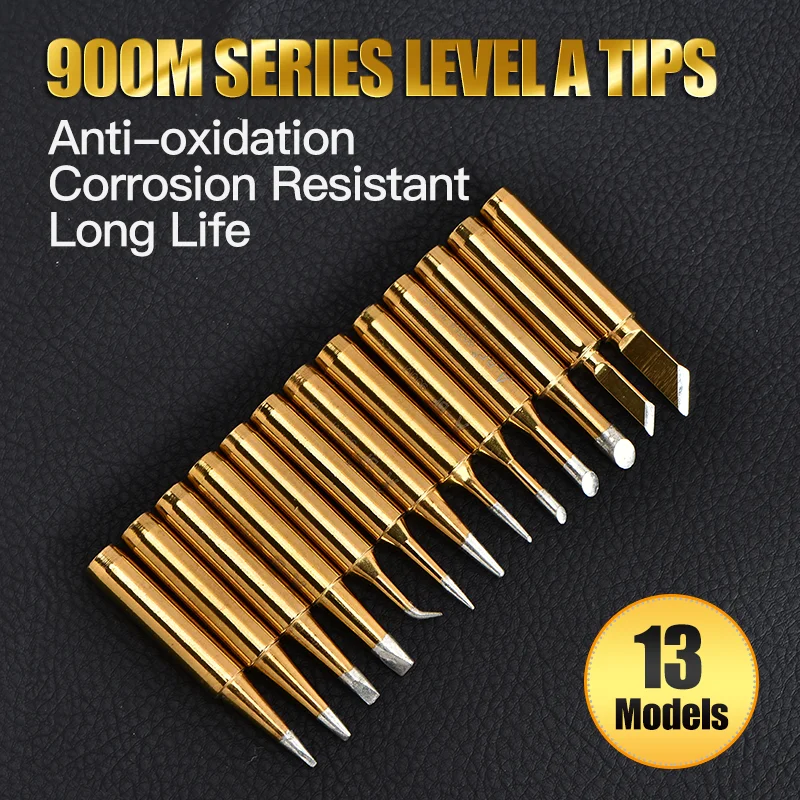 A-BF 900M Soldering Iron Tips Level A High Quality Lead-free Solder Welding Tips 13 Models
A-BF 900M Soldering Iron Tips Level A High Quality Lead-free Solder Welding Tips 13 Models