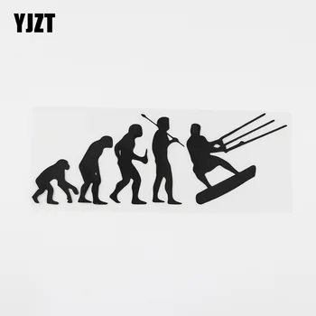 YJZT 18.2CMX6.4CM Waterproof Kite Surfing Evolution Decal Vinyl Car Sticker Black/Silver 8A-0586
YJZT 18.2CMX6.4CM Waterproof Kite Surfing Evolution Decal Vinyl Car Sticker Black/Silver 8A-0586