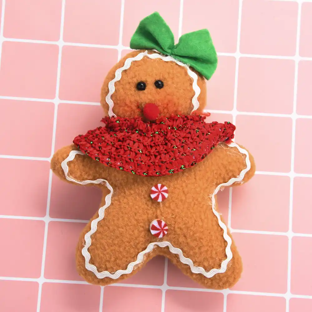 christmas gingerbread man doll diy xmas tree decorations hanging