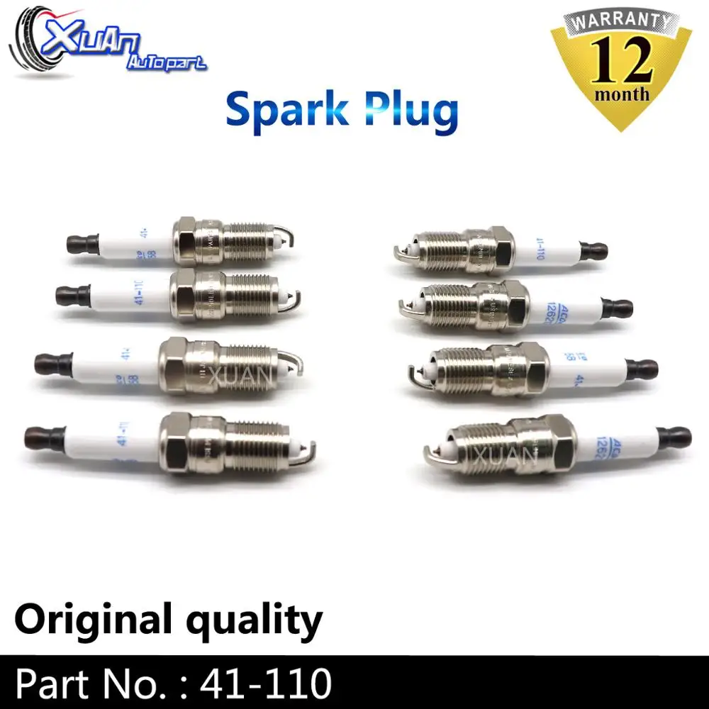 XUAN 8pcs/lot Iridium Spark Plug 41-110 For GMC CANYON CHEVROLET TAHOE SS CORVETTE COLORADO CAPRICE CAMARO AVALANCHE Hummer H2
XUAN 8pcs/lot Iridium Spark Plug 41-110 For GMC CANYON CHEVROLET TAHOE SS CORVETTE COLORADO CAPRICE CAMARO AVALANCHE Hummer H2