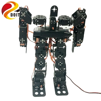 SZDOIT 17DOF Metal Humanoid Robot Walking/Biped Robot Model Multi-functional Platform with 17Pcs Metal Gear Servos DIY Education
SZDOIT 17DOF Metal Humanoid Robot Walking/Biped Robot Model Multi-functional Platform with 17Pcs Metal Gear Servos DIY Education