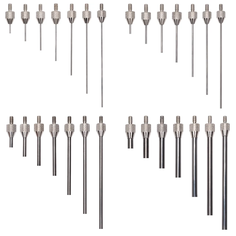 SYLMOS Flat Pointed Tip Probes for Dial Indicator D from 0.8 to 3mm L from 5mm To 50mm 28pcs In Total For one Set
SYLMOS Flat Pointed Tip Probes for Dial Indicator D from 0.8 to 3mm L from 5mm To 50mm 28pcs In Total For one Set