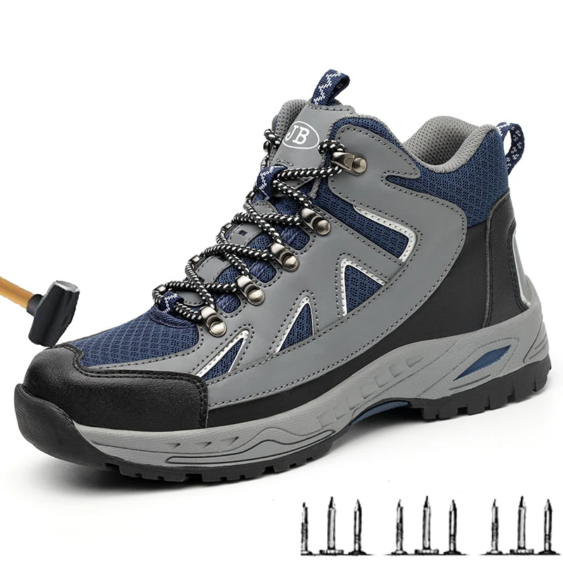 Winter Warm And Safe Work Shoes Men's Anti-Smashing Anti-piercing Safety Shoes Plus Velvet High-top Leather Work Shoes Sneakers
Winter Warm And Safe Work Shoes Men's Anti-Smashing Anti-piercing Safety Shoes Plus Velvet High-top Leather Work Shoes Sneakers