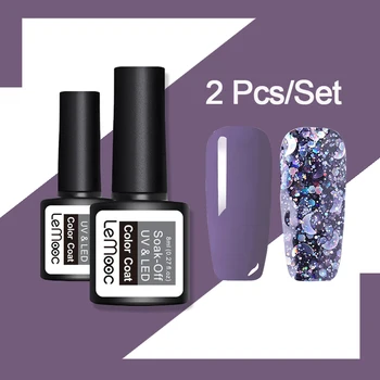 LEMOOC Gel Nail Polish Set 8ml Colorful Led Nail Gel Varnish Semi Permanent Nail varnish Nail Glitter Color DIY Gel
LEMOOC Gel Nail Polish Set 8ml Colorful Led Nail Gel Varnish Semi Permanent Nail varnish Nail Glitter Color DIY Gel