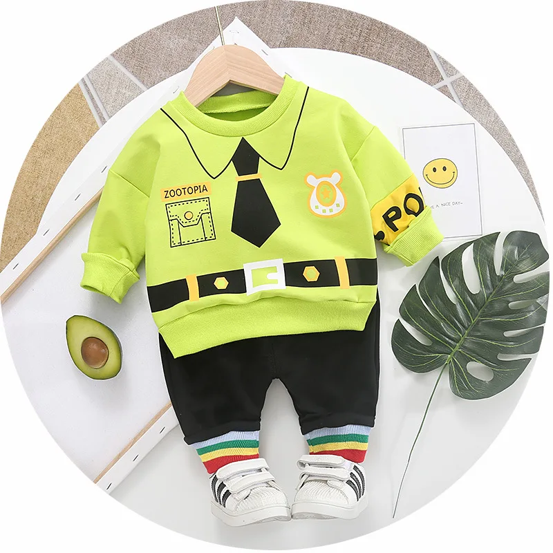Childrenswear 2020 Spring And Autumn Korean-style BOY'S Cartoon Printed Tie Crew Neck Two-Piece Set CHILDREN'S Sweater a-Piece
Childrenswear 2020 Spring And Autumn Korean-style BOY'S Cartoon Printed Tie Crew Neck Two-Piece Set CHILDREN'S Sweater a-Piece