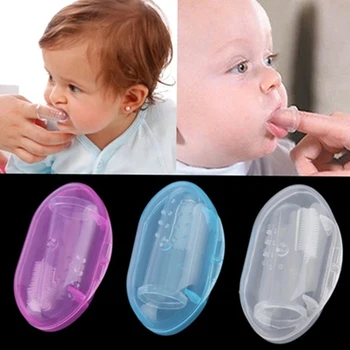 Silicon Toothbrush+Box Baby Finger Toothbrush Children Teeth Clean Soft Silicone Infant Tooth Brush Rubber Cleaning Baby Brush 
Silicon Toothbrush+Box Baby Finger Toothbrush Children Teeth Clean Soft Silicone Infant Tooth Brush Rubber Cleaning Baby Brush