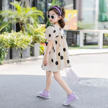 Girls Retro Polka Dot Puff Sleeve Summer Dress 2020 New Korean Style Princess Dress
Girls Retro Polka Dot Puff Sleeve Summer Dress 2020 New Korean Style Princess Dress