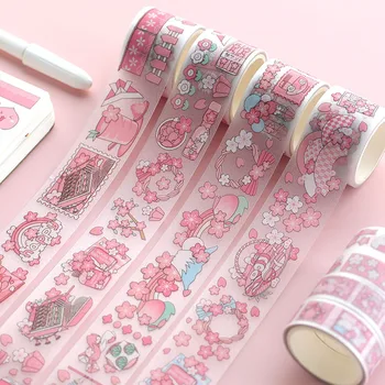 8Pcs/Set Cute Strawberry Cherry Peach Unicorn Adhesive Sticker Masking Tape Pink Girl Heart Decor Washi Tape DIY Christmas Craft
8Pcs/Set Cute Strawberry Cherry Peach Unicorn Adhesive Sticker Masking Tape Pink Girl Heart Decor Washi Tape DIY Christmas Craft