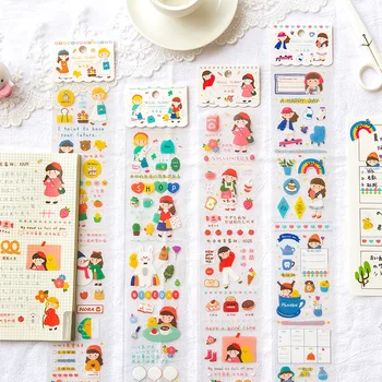 1 Sheet Kawaii PET Transparent Washi Tape Cute Sweetheart Girl Pattern Masking Tape Diary Journal Stickers Scrapbooking
1 Sheet Kawaii PET Transparent Washi Tape Cute Sweetheart Girl Pattern Masking Tape Diary Journal Stickers Scrapbooking