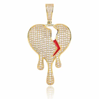 New Iced Out Water Drop Heartbreak Pendant Rhinestone Pendant Necklace For Men Women Gifts Fashion Hip hop Jewelry
New Iced Out Water Drop Heartbreak Pendant Rhinestone Pendant Necklace For Men Women Gifts Fashion Hip hop Jewelry