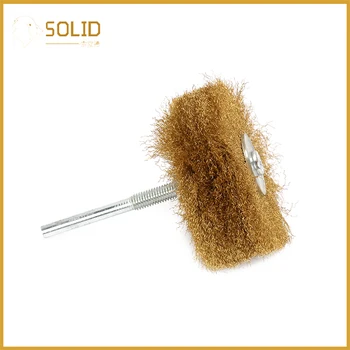 82mm Copper Wire Wheel Polishing Brush Grinding Buffing Tool with 1/4" mm Shank for Rust and Paint Removal, Deburring, Finishing
82mm Copper Wire Wheel Polishing Brush Grinding Buffing Tool with 1/4" mm Shank for Rust and Paint Removal, Deburring, Finishing