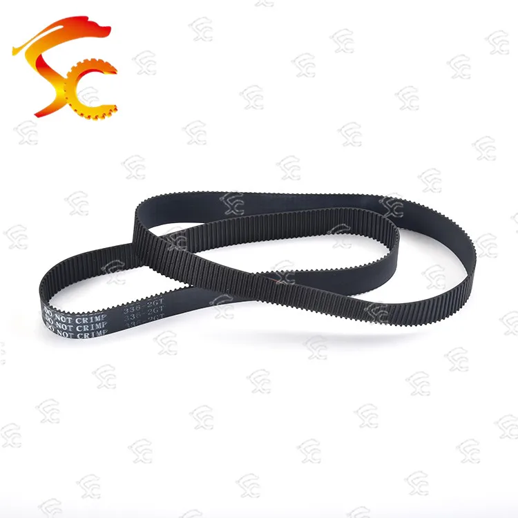 2pcs GT2/2M-336-6/10mm belt closed loop rubber timing belt Teeth 168 Length 336mm width 10/6mm for 3D printer
2pcs GT2/2M-336-6/10mm belt closed loop rubber timing belt Teeth 168 Length 336mm width 10/6mm for 3D printer