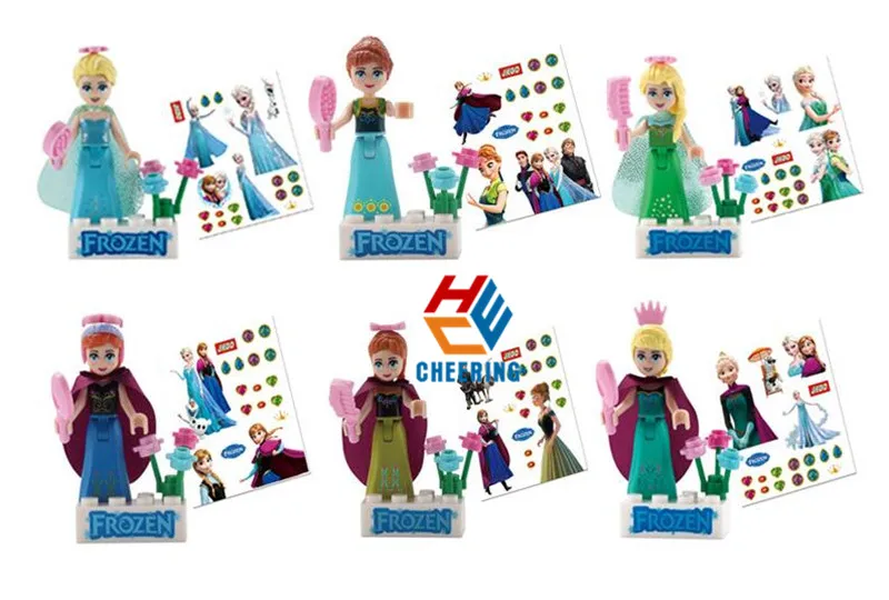 Building Blocks Princess Queen Elsa Schneewittchen Figures JG112 JG113 JG115 JG116 Set Sale Cartoon Movies Bricks Toys For Kids
Building Blocks Princess Queen Elsa Schneewittchen Figures JG112 JG113 JG115 JG116 Set Sale Cartoon Movies Bricks Toys For Kids