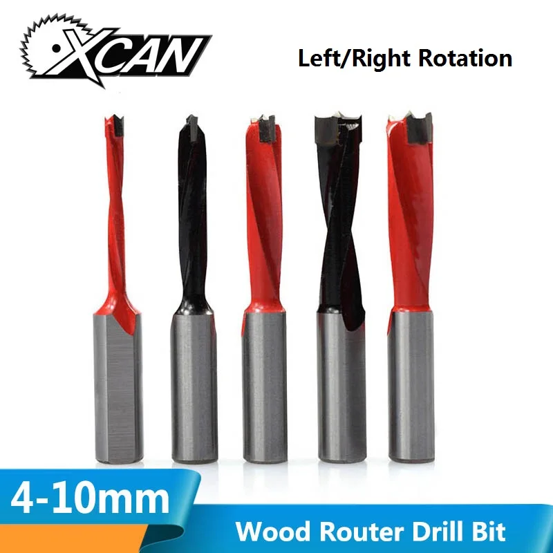XCAN 1pc 4-10mm Left/Right Rotation Wood Forstner Drill Bits Router Bit Row Drilling 2 Flute Wood Hole Cutter Router Drill Bit
XCAN 1pc 4-10mm Left/Right Rotation Wood Forstner Drill Bits Router Bit Row Drilling 2 Flute Wood Hole Cutter Router Drill Bit