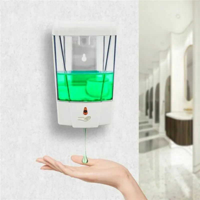 UK Automatic Sensor Soap Dispenser 700ml Liquid Sanitizer Touchless Wall Mounted Automatic Induction Soap Dispenser
UK Automatic Sensor Soap Dispenser 700ml Liquid Sanitizer Touchless Wall Mounted Automatic Induction Soap Dispenser